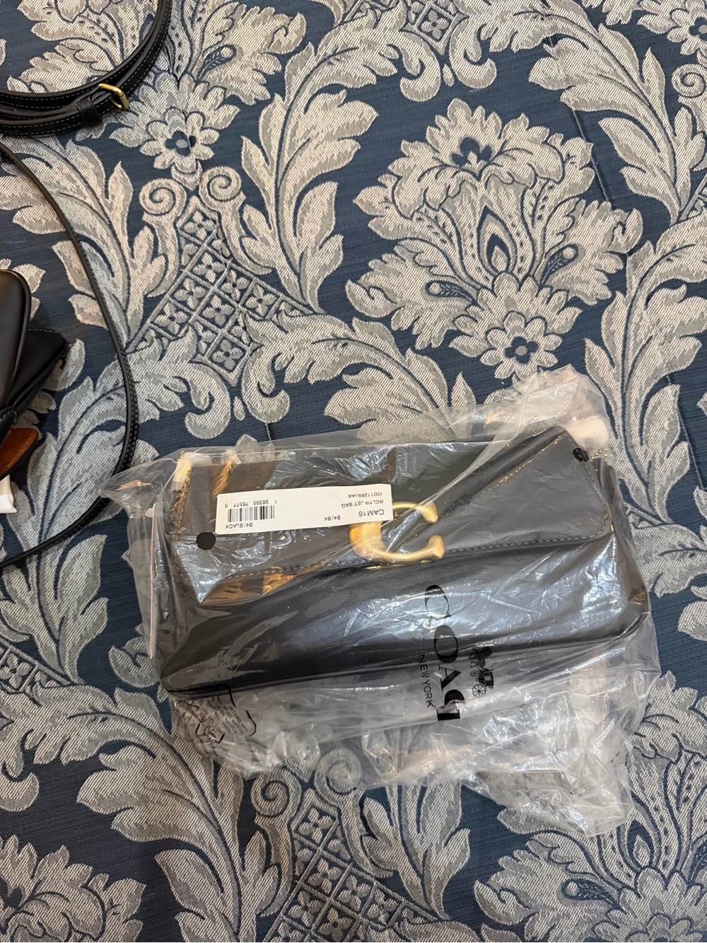 Coach Jet Bag Black CAM16 NWT - Picture 5 of 10